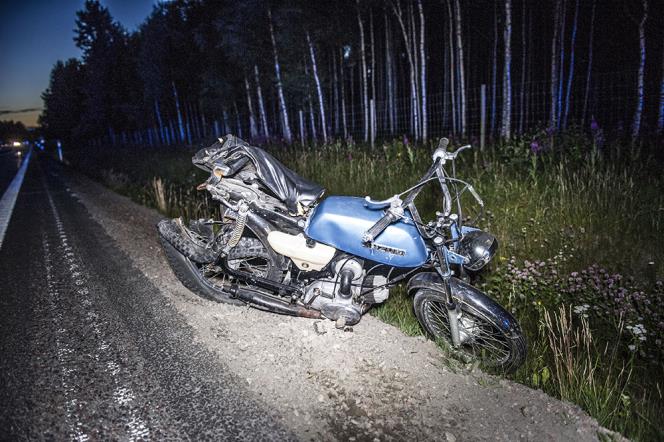 Mopedist dd i trafikolycka i Avesta