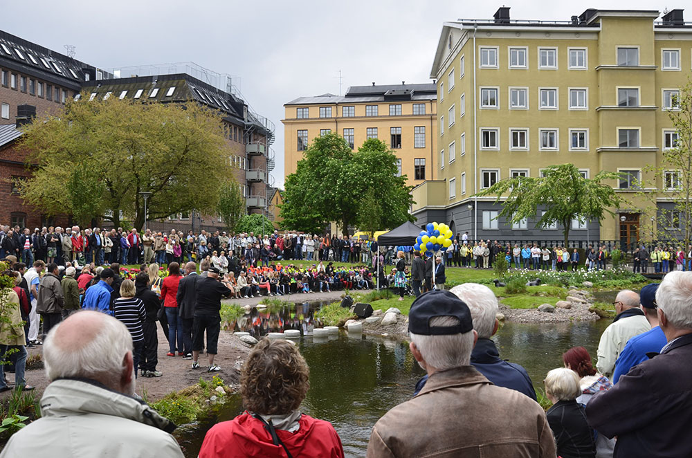 Invigning av Nya Strmparken i Norrkping