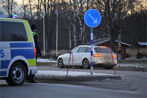 Cyklist påkörd av bil i Skoghall