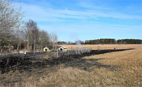 Gräsbrand i Händene