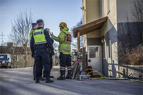 Källarbrand i Fagersta