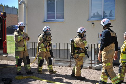 Brand i källare i Munkfors