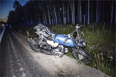 Mopedist död i trafikolycka i Avesta