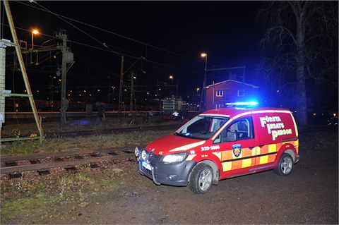 Person påkörd av tåg i Kil