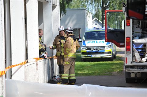 Batteridrivet medicinskåp exploderade i Grums
