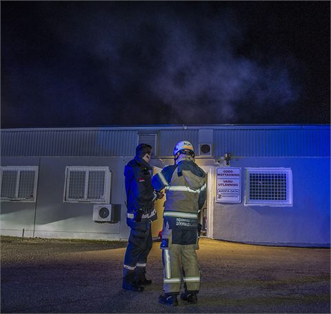 Larm om rökfylld lokal i Avesta