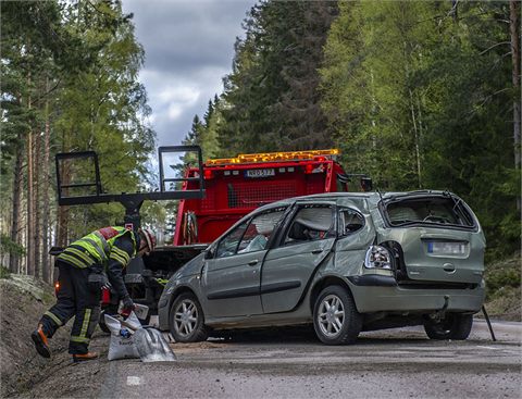 Singelolycka utanför Hedemora