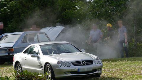 Larm om bilbrand i Arvika