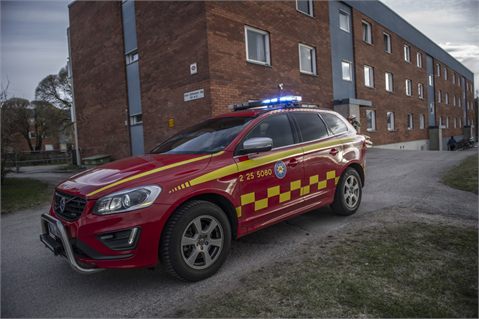 Larm om brand på spis i Avesta