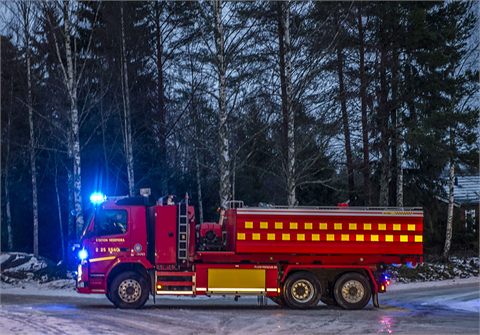 Larm om rökfylld pannrum