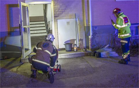 Larm om lägenhetsbrand i Fors