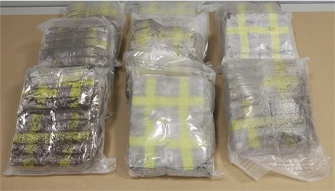 Nästan 210 kilo cannabisharts upptäcktes i trailer – chaufför åtalas