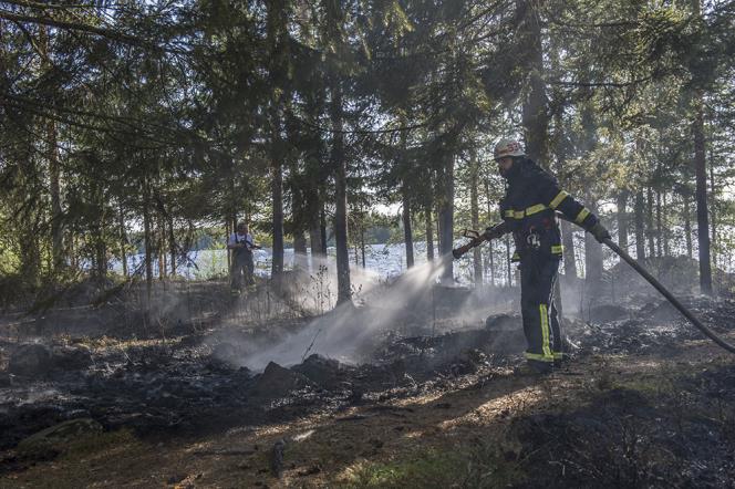 Skogsbrand utanfr Hofors