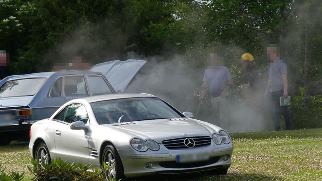 Larm om bilbrand i Arvika