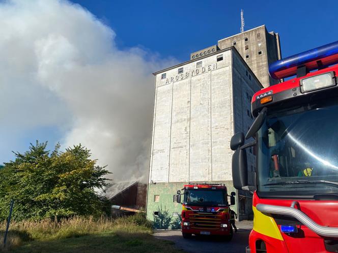 Kraftig rkutveckling frn silo i Blsta