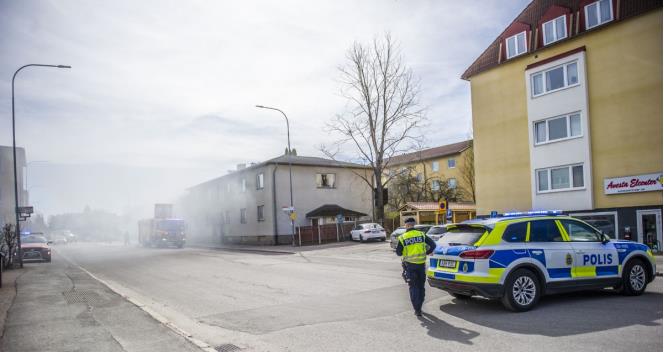 Brand i centrala Avesta