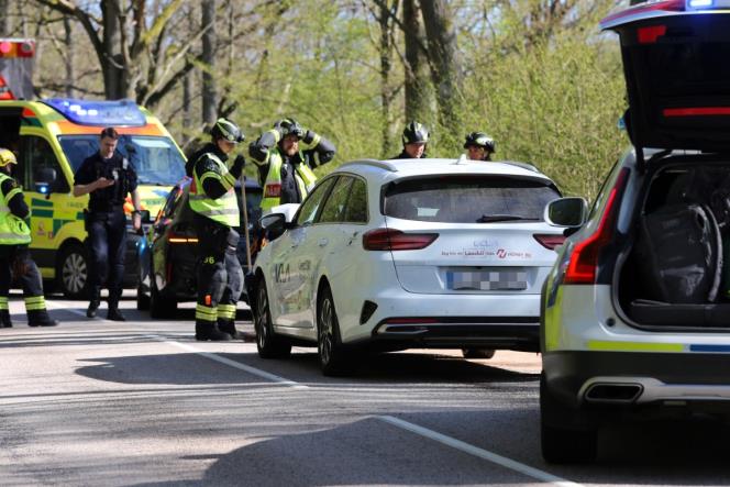 Trafikolycka ster om Ljungbyhed