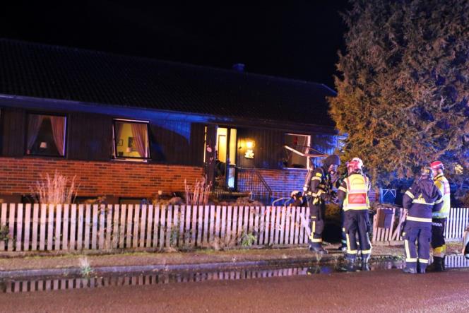 Larm om villabrand i Kvidinge