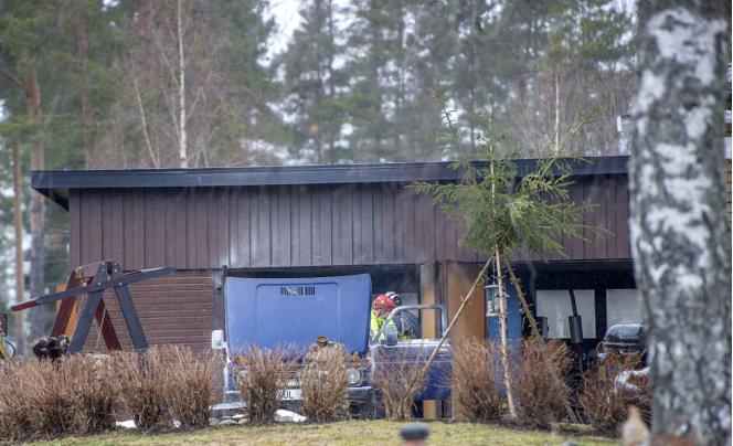 Larm om brand utanfr Avesta