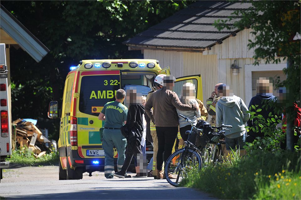 Mopedolycka på Klarälvsbanan i Forshaga