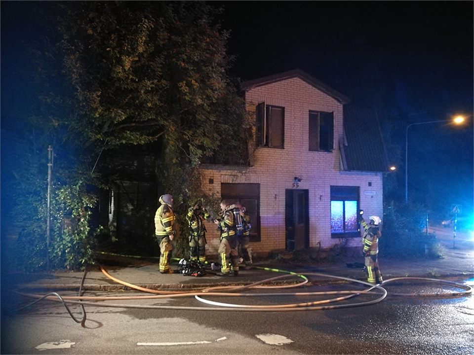 Anlagd brand Hästö