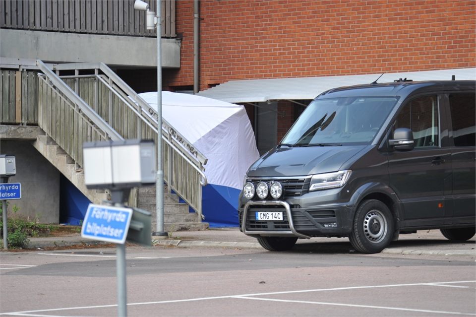 Misstänkt mord vid kommunhuset i Grums