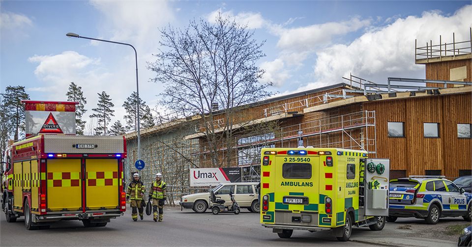 Påkörd person i permobil i Avesta