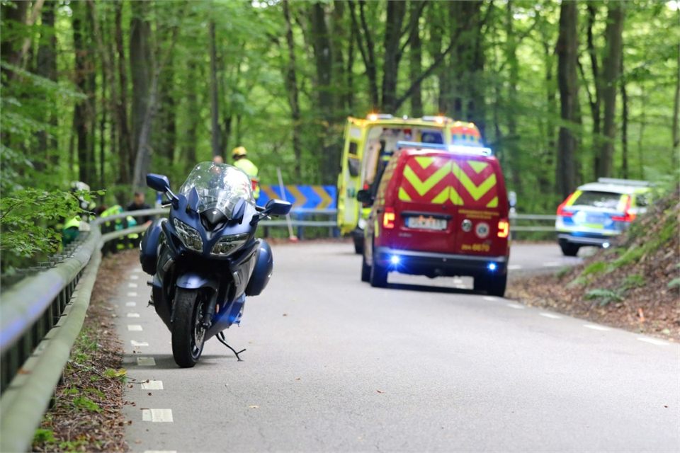 Motorcykelolycka i Gålarp